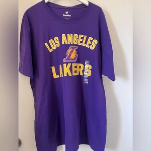 Los Angeles Lakers tshirt Fanatics size XL purple